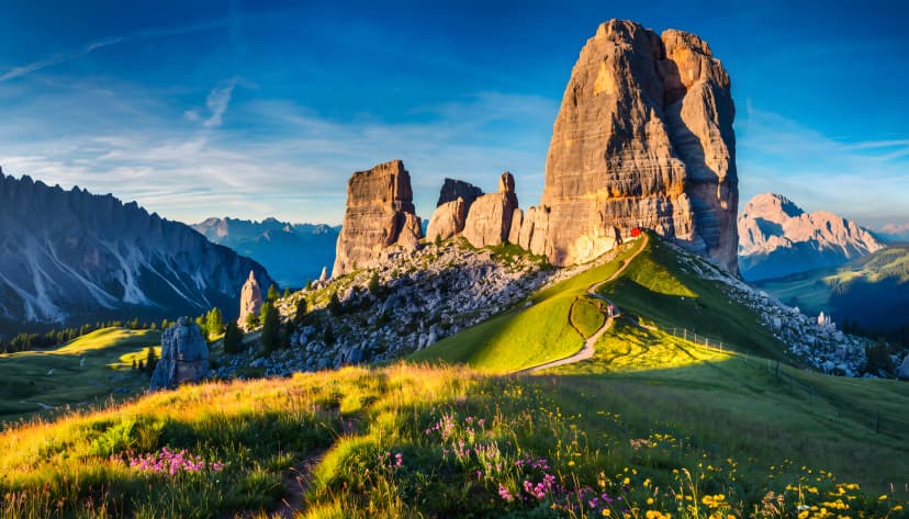 Cinque Torri Sunrise Glow