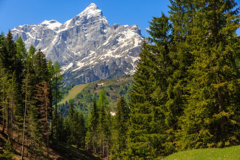 Passo Staulanza, Dolomieten